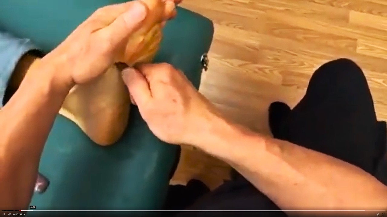 Deep Foot Massage. Best of Raynor Foot Reflexology Massage Part 3