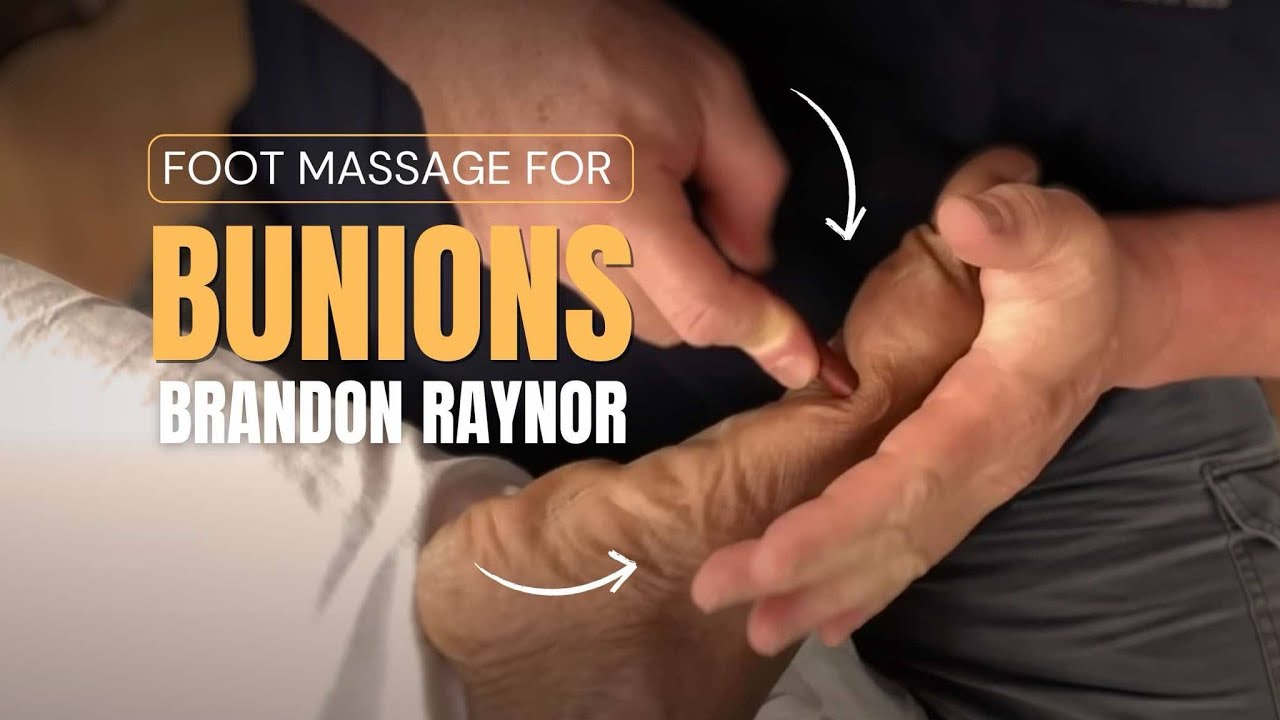 Foot massage for bunions. Brandon Raynor massaging Alpha during an Advanced Raynor massage course p3