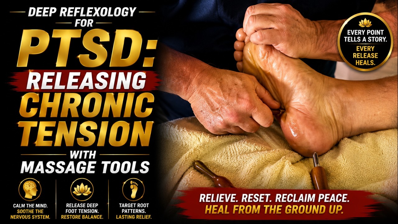 Foot Massage | Deep Reflexology Using Massage Tools | Brandon Working on Shane Part 2