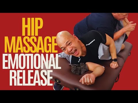 Hip massage. Emotional release. Raynor Massage. Sciatic massage. sciatica